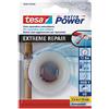 tesa Extra Power Nastro per Riparazioni Estreme - Nastro autoagglomerante per riparazioni di cavi e tubature - Per uso interno ed esterno - Colore: Transparente - 2,5 m x 19 mm