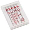 Alfa-Organ Aghi per Macchina da Cucire, Pelle nº90 Nº100, Acciaio Inox