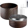 NEOUZA Palm WDT Tool Spinning Espresso Agitatore con coperchio, 24 pin, 3 lunghezze tagliabili, livellatore di distribuzione, accessori per portafiltri per macchine da caffè (53 mm)