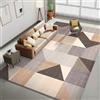 HOMFINE Tappeto Salotto Moderno Lavabile in Lavatrice Marrone 120x170 cm