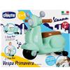 ARTSANA Chicco Vespa Primavera Moto Cavalcabile con Luci e Suoni Colore Verde Acqua