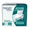 Serenity Traverse Assorbenti Letto Monouso 80X180 cm Confezione da 15Pz