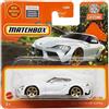 Hot Wheels Matchbox - 2023 Toyota GR Supra - MBX Road Trip 39/100 - HVN37 - Short Card - Bianco - Superfast Lesney - Mattel 2024 - 1:64