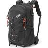 Terra Peak® Zaino da Trekking 30 litri uomo donna grigio FLEX 30 MEDIO - Zaino da escursionismo, viaggio sportivo e montagna da esterno ergonomico e impermeabile - Hiking e escursioni, traspirante
