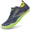 SAGUARO Scarpe Barefoot Minimaliste Uomo Donna Scarpe da Trail Running Trekking Scarpette da Scoglio Nero Bianco 45 EU