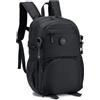 BAGZY Zaino 40x30x20 Bagaglio a Mano Wizzair 40x30x20 per Aereo Zaino da Viaggio Pieghevole Zaini Bagaglio a Mano Impermeabile Zainetto Uomo per cabina Lavoro Casual Università Donna Nero