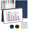 HuangXinyu A5 Lavagna Cancellabile Quaderno Portatile,lavagnetta cancellabile