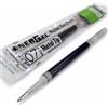 Pentel Energel LR7 BL77/BL57/BL37 - Confezione da 2 ricariche con punta in metallo, 0,7 mm, colore: Verde lime