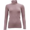 Engel, Maglione da donna a collo alto, 70% lana (kbT), 30% seta (DustyRose, 38-40), Dustirosi, 38-40