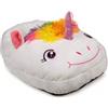 MIJOMA Morbido scaldapiedi in peluche, 100% poliestere, design versatile, perfetto per il relax e la terapia del calore, Onesize, 35 x 28 cm, adatto a entrambi i piedi (unicorno), taglia unica