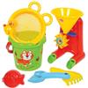 GOWI Set Gioco da Mare con Tigre, Colore Verde/Rosso