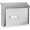ARREGUI V4077 Maxi Cassetta Postale in Acciaio per Porte o Cancelli Interni, Cassetta Postale 33x4 cm, Taglia M (DIN A4 Posta e Rivista), Anticorrosivo, effetto specchio