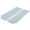 cyclingcolors 2x Sponde rialzate per cassetti da 500 mm, grigio, mobili, guide per cassetti