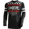 O'NEAL E003-402 Maglia Element Squadron V.22, Nero/Grigio, S