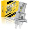 BMT xms H4 LED Moto Faro, 9003 HB2 LED Lampadine Compatibile 12V Moto Scooter, Abbaglianti e Anabbaglianti 10000LM 6500K bianco brillante, Confezione da 1