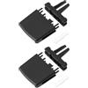EMSea Kit di riparazione LR040689 con clip per bocchetta dell'aria condizionata, per cruscotto anteriore, 2 pezzi, compatibile con Freelander 2