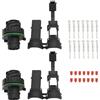OTOTEC 2 Set di 6/7 Pin Spina Connettore Maschio per Luce Posteriore Kit Riparazione Twist Lock Compatibile con Fiat Ducato