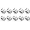 sourcing map 10 distanziatori in acciaio inossidabile, 6 mm ID x 12 mm OD x 5 mm L in acciaio inossidabile 304, distanziatori rotondi non filettati, per viti e dadi M6 da 1/4 o M6