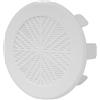 Repa Market Griglia di ventilazione rotonda da 100 a 125 mm, in plastica, colore bianco, griglia di ventilazione interna, canalina di scarico, copertura per tubo di ventilazione, garage, griglia di