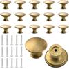 MIPIACE 15 Pezzi Pomolo per Mobili Rotondo con Viti Abbinate Pomello per Mobili Vintage Bronzo Pomello per Mobili Vintage Bronzo Pomelli Vintage per Armadietti Cassetti Bagno Cucina Comodini Scrivania
