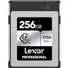 Lexar Scheda CFExpress professionale serie SILVER da 256 GB, scheda CFe di tipo B fino a 1750 MB/s in lettura, scheda CF adotta PCIe Gen3x2, scheda di memoria CF compatibile con DSLR, retromarcia con