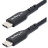 StarTech.com Cavo USB-C da 2m, cavo di ricarica USB 2.0 Tipo-C 60W 3A Power Delivery, Cavo trasferimento dati per laptop, M/M