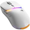GLORIOUS Gaming - Model D3 Mouse da Gaming Wireless: batterie sostituibili InfinitePlay, Polling da 8k, Switch ottici da 130M di clic, Ultraleggero (69 g), sensore Ottico 30K DPI, RGB - Bianco