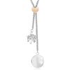 SAGA GIOIELLI® COLLANA CHIAMA ANGELI GRAVIDANZA BOLA SALISCENDI LUNGHEZZA REGOLABILE CHARM ALBERO DELLA VITA