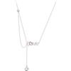 CYMYSS Collana Donna Argento 925 con Ciondolo, Collana in Argento Sterling 925 da Donna, Girocollo Elegante con Pendente, Gioielli Regalo Donna Compleanno Anniversario