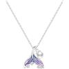 CYMYSS Collana Donna Argento 925 con Ciondolo, Collana in Argento Sterling 925 da Donna, Girocollo Elegante con Pendente, Gioielli Regalo Donna Compleanno Anniversario