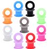 ZeSen Jewelry Set di 9 paia di tappi per orecchie flessibili in silicone per piercing, Silicone
