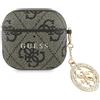 CG Mobile Guess 4G - Custodia per charm con strass per AirPods 4 (marrone)