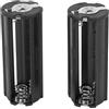 Happysnow 2 pezzi supporto batteria nero per 3 batterie AAA da 1,5 V torcia torcia