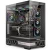 Noua Orizon MH100 | Case PC Gaming ATX Mid Tower | Ventola PWM Led ARGB | USB 3.0 e Type-C | Supporto Raffreddamento Liquido 360 mm | Vetro Temperato e Mesh | Bianco