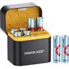PHOTOOLEX Batterie AA ricaricabili litio 8 pezzi con caricabatterie, 3000mWh Pile Ricaricabili litio doppio A e Uscita ad alta potenza da 1,5 V, batteria aa bassa autoscarica,1600 Cicli
