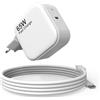 Jippofu Alimentatore USB C 65W Caricatore Compatibile con Asus Zenbook S Flip Duo Fold 13 14 15 16 17 S13 S14 S16 A14 ExpertBook B1 B2 B3 B5 B7 L2 Chromebook Vivobook Caricabatterie Adattatore Charger