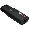 Emtec - Chiavetta USB 3.0 (3.2) Click Secure B120 - Memoria Flash Drive da 64 GB - Archiviazione esterna - Lettura 100Mb/s - Scrittura 20Mb/s - Con software di criptaggio AES256 bit FIPS140-2 - Nero