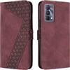 OKZone Cover per Realme GT Master/Realme GT Master Edition, Custodia a Libro in Pelle Protettiva Folio Portafoglio con Chiusura Magnetica e Slot per Carte Wallet Case Flip Cover (Rosso)