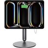 LULULOOK [Aggiornamento Supporto magnetico per la ricarica wireless per iPad Pro 11 M4 M5, pieghevole per iPad Pro con base girevole a 360°, ricarica da 18 W, in alluminio, regolabile con cavo