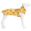MAMORE Impermeabile regolabile per cani, leggero, per animali domestici, con striscia riflettente, per cani di taglia piccola, media e grande (anatra gialla, L (10-17 kg))