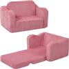 MeMoreCool Cord, divano per bambini, poltrona relax, mini divano per bambini, per bambini, da 1 a 3 anni, colore: rosa