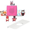 Xozoyo Longboard Shelf for Tonie Shelf, Tonies Storage with 30-40pcs Adhesive Metal Plate for Creative Tonie Box Magnetic Shelf for Tonie Figures,Characters, Shelf for Kids
