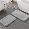 Ashler Home Deco Ashler Runners - Set di 2 tappeti da bagno antiscivolo lunghi e antiscivolo, tappetini da bagno ultra morbidi, lavabili in lavatrice
