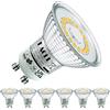 EACLL Lampadina LED GU10, 4000 K, 6 W, sostituisce lampadine alogene da 100 W, confezione da 6 pezzi, luce bianca neutra, 790 lumen, AC 230 V, faretto senza sfarfallio, angolo di diffusione 120° spot