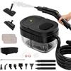 TECKZOON Pulitore a Vapore Portatile, 2500W Alta Pressione Pulitore Vapore Casa con 3 Velocità Regolabili, 17 Accessori, Riscaldamento Rapido da 10 Secondi, 1600 ml Serbatoio Dell'acqua per Finestre, Cucina