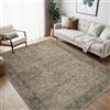 BEIMO Tappeto Salotto Vintage, Tappeti Ingresso Interno, Tappeto Antiscivolo Lavabile, Grandi Tappeti Salotto Pelo Corto per Cucina, Camera Da Letto, Ufficio, Verde, 300x400cm