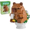 Juvanovo Blocchi da Costruzione Capybara, 610 Pezzi Mini Mattoncini da Costruzione Capybara, Micro Blocchi Capibara, Capibara Building Blocks Set, Decorazione per Casa Ufficio Caffetteria