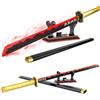 QLT QIAOLETONG QLT Ideas - Katana per cosplay Tsugikuni Yoriichi dell'anime Demon Slayer, mattoncini decorativi per adulti ragazzi da 6 a 16 anni, 606 pezzi, con fodero e supporto