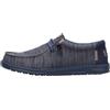 HEYDUDE - Wally Stretch Canvas, Scarpe Slip-on da Uomo, Blazer Blu Navy, 45