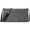 Michael Kors Arden Medium Printed Signature Logo Crossbody Bag Black